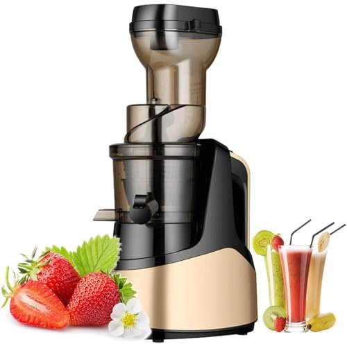 Spremiagrumi a masticazione lenta da 150 W, spremiagrumi a masticazione con pressatura a Freddo da 1000 ml, spremiagrumi centrifugo con Funzione inversa, per Frutta Intera/Gelato/frullato B