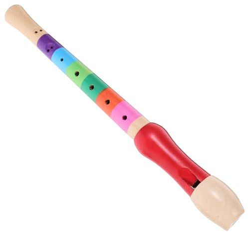 Vaguelly 8 Sopranblockflöte Recorder Altblockflöte Holzbläser Rekorder Blockflöte für Anfänger Blockflöten für Kinder Spielen Musik hölzerne Blockflöte Blockflöteninstrument Bambus