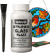 Fundente de soldadura de 8 onzas para soldadura de vidrieras, flujo de zinc líquido para reparación de vidrieras y más, fundente para herramientas de soldadura, kits de suministros de herramientas de