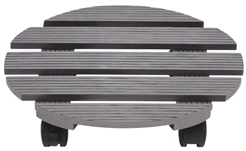 Carrello portapiante con ruote,Vassoio portavaso con rotelle | Portafiori per piante da interno - per all'aperto giardino patio pavimento aiuola prato cortile balcone terrazza deck portico fuori