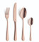 AMEFA AUSTIN Besteck Set 8 Personen (kupfer) | 32-teilig | PVD-veredelt | mattiertes Besteckset 8 Personen aus rostfreiem Edelstahl 18/0 in Kupferfarbe