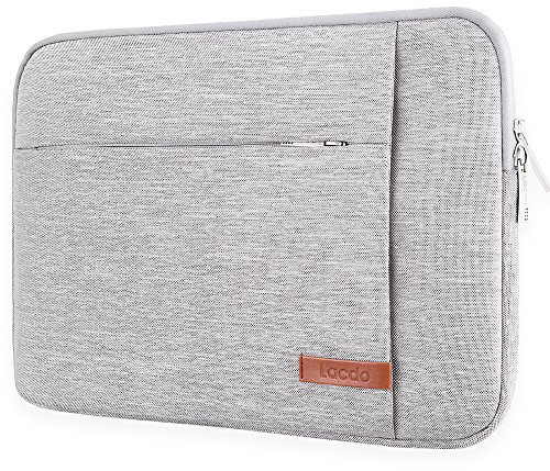 Lacdo 14 Pouce Housse pour Ordinateur Protection Portable pour ASUS Acer Lenovo HP Chromebook, 14 ASUS Vivobook Zenbook/HP EliteBook/Lenovo IdeaPad/Dell Inspiron, Huawei MateBook D 14, Gris