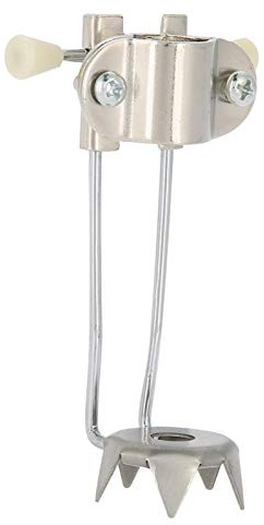 Fixation de poignée de glace de canne, béquilles de mobilité de marche Poignée de glace antidérapante, bâton de randonnée, pliable, cannes en bois, béquilles-5 griffes de prise de glace pour