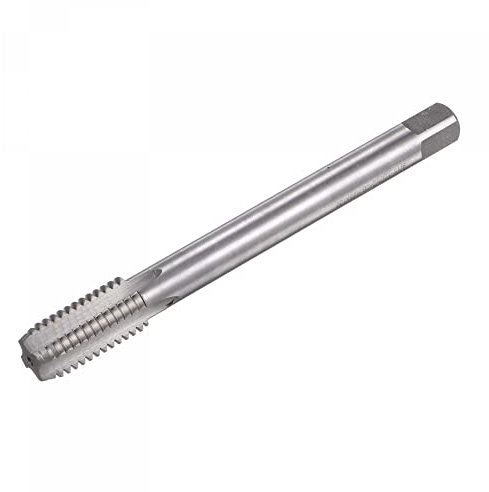 sourcing map Gewindefräser 9/16-12 UNC HSS 4 Gerade Flöte Maschinenschraube Gewindebohrer 5