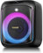 Karaoke Anlage mit 2 drahtlosen Mikrofonen Bluetooth, TONOR Karaoke Maschine Lautsprecher mit LED Licht Partymaschine mit Wireless Microphone Musikbox mit AUX/USB/TF PA-System für Erwachsene/Kinder K6