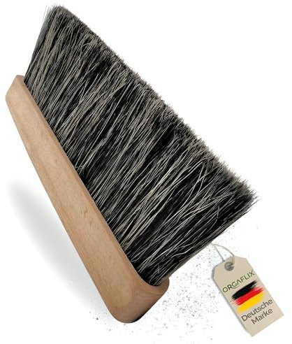 ORGAFLIX Cepillo de pintura para eliminar el polvo de 165 x 22 mm, calidad profesional, cepillo para eliminar eficazmente el polvo en superficies delicadas antes de pintar, cerdas extra suaves