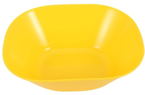 LABRIMP Fruit Bowl Strategic Food Storage Plate Plastic Snack Tray for Western Meals Easy Clean Sturdy