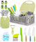 Azyvum Kit Couteau sécurité de Cuisine pour Enfants - 15 Pièces Couteau Enfants pour couper et cuire des fruits ou légumes | Couteaux enfants qui ne coupent pas, à partir de 2 ans
