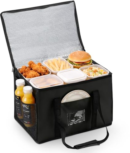 Otopone Cool Bag, 40L Picnic Bag for Cold and Hot Food | Reusable Shopping Bags for Camping, Barbecuing, Grocery Shopping and Food Delivery