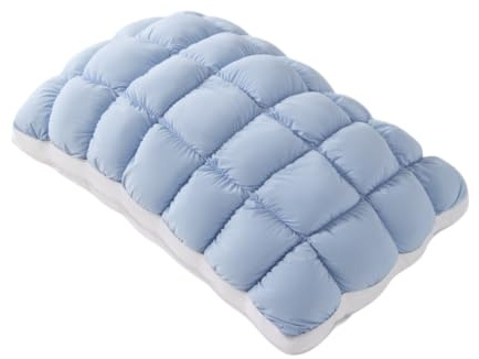 Mellow Puff kylkudde för att sova, mjukt stöd Quilted Grid Design
