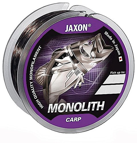 Jaxon Monolith CARP 300m/600m Angelschnur Spule Monofile Karpfen Ø 0,25-0,35mm (600m/0,35mm/23kg)