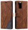 SONWO Coque pour Oppo A74 4G / Oppo F19, Etui en Cuir PU Portefeuille Housse Fermeture Magnétique und Flip pour Oppo A74 4G / Oppo F19, avec Fermeture Magnétique, Marron