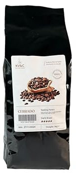 KV&C - Coffee Beans | 100% Arabica | Strong - Dark Roast Blend | Whole Beans | 1KG Bag (1)