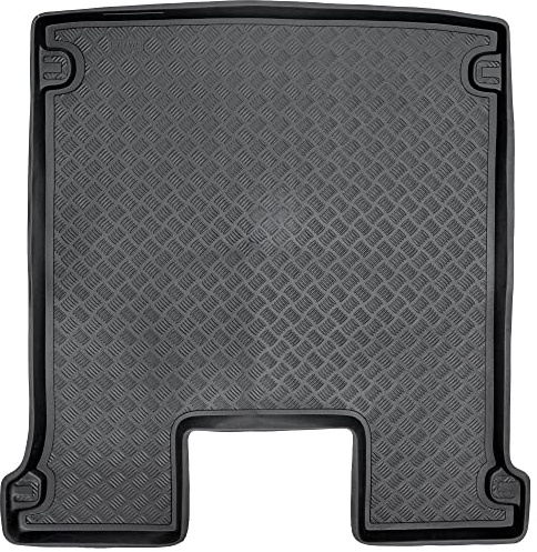 SMK Tapetes de PE para maletero apata para Volkswagen T6 desde 2015 Mejore la comodidad de su viaje con la resistente alfombrilla para el maletero del coche, que protege contra la suciedad y el polvo.