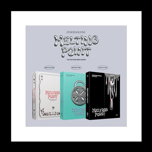 ZEROBASEONE Melting Point 2nd Mini Album CD+Folded Poster on Pack+Photobook+Postcard+Photocard+Tracking Sealed ZB1 (Mystery Version)