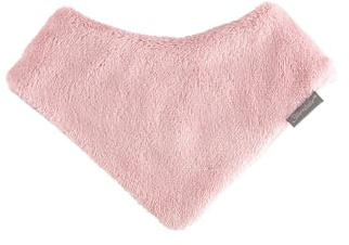 Sterntaler Kinder Halstuch Teddyflausch gefüttert Unisex - Dreieckstuch für Baby und Kinder mit Klettverschluss, gefüttert mit Microfleece - mattrosa, 1