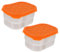 MAGICLULU 2St Crisper aus Edelstahl aufbewahrungsbox für kühlschrank küche aufbewahrungsbox Eisbecher mit Gefrierfach Kinder-Lunchbox Lebensmittelboxen für die Küche Schüssel mit Deckel Obst