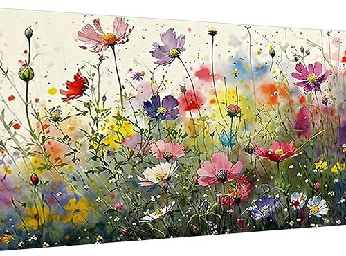 Hongyrjy Diamond Painting Erwachsene Groß (40x60cm) - 5D Diamant Painting Blumen Bilder für Geschenk und Wanddekoration Zuhause