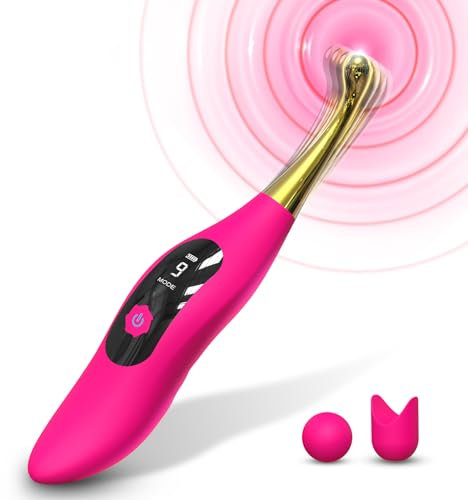 Vibradorador Mujer Dildo Juguetes sexuales - Vibradores Dildo Juguetes sexuales con 9 Patrones de Vibración LED Vibradores, Sex Toys Estimulador del Clítoris y Punto G Juguetes Eróticos para pareja
