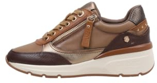 Carmela Deportivo Cremallera Cordones Piel combinada Mujer Marron para: Mujer Color: marrón Talla: 36