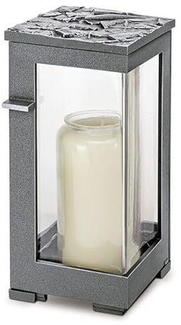 legendURN Modern grave lantern aluminium in several colours | Cremation Urn for Ashes