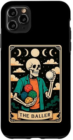 The Baller Bocce Ball Player Tarocchi Witchy Moon Custodia per iPhone 11 Pro Max