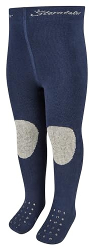 Sterntaler Baby Boys Krabbelstrumpfhose Uni Tights, 3, 5 - 5 (Manufacturer Size: 12 - 18 Months) Tights, Blue (Marine 300), 80 (Manufacturer Size: 80)