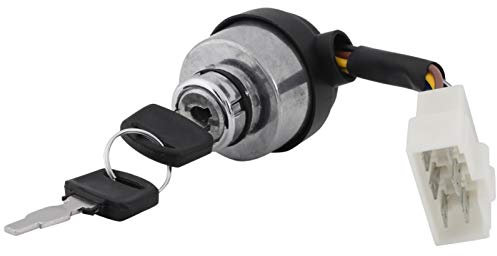 Interruptor de encendido, llave de arranque, interruptor de llave de encendido de 6 cables para generador de gas de 2.5-6.5KW 188F