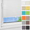 Magiea Plissee ohne Bohren Klemmfix B50 x H100cm Weiß lichtundurchlässig Blickdicht Plisseerollo für Tür & Fenster Blickdicht Sichtschutz Sonnenschutz Rollo