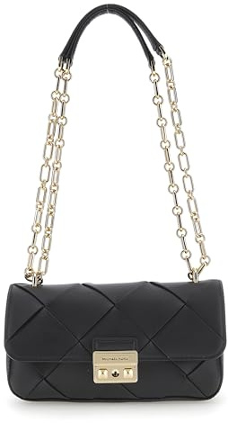 Michael Kors SM Conv Chain Shldr, Hand Bag Women, Noir, Taille Unique