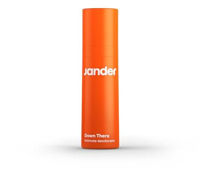 JANDER DOWN THERE Deodorant für den Intimbereich des Mannes, Schweiß- und Geruchskontrolle, transparent und schnell einziehend, sanfter Duft, vegan, mit natürlichen Inhaltsstoffen.