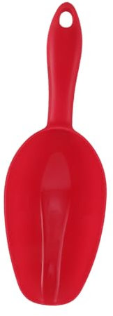 Gatuida Paletta Per Ghiaccio e Farina in Plastica Rosso Multiuso Per Cucina Buffet e Matrimoni Raccolta Precisa Senza Danneggiare Alimenti Manico Ergonomico Per Uso Comodo