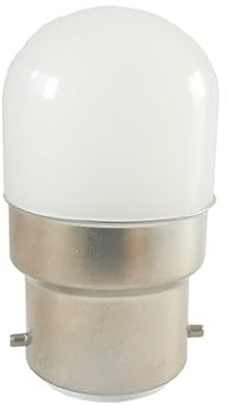 Fengyan Hemglöd-lampor, Paket med 20, LED-lampa 12/24/48V T26 E27/B22 3W Milky Cover Pendellampa Bordslampa Ljuskälla Hushållslampa(White 24V,B22)