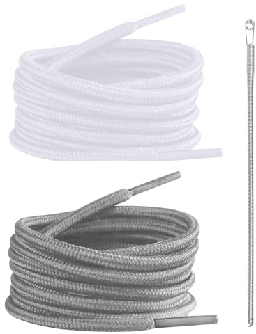 Annlpoy 2ps cordón de Repuesto para Sudadera Cuerda para Pantalones de Trotar,Unidades de cordón para Cintura de Pantalones,Incluye Enhebrador de Agujas, para Ropa Deportiva y Casual