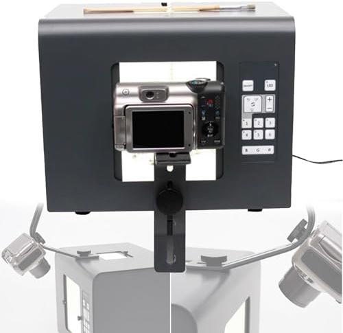 Mini scatola luminosa per studio fotografico, tenda da tiro per gioielli dimmerabile con 6 modalità di illuminazione, kit fotografico elettrico per riprese fotografiche