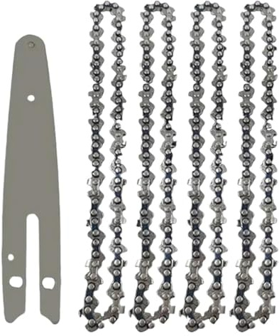hcaioz Scie électrique 6 Pouces 1/4 P 37 nœuds 18 Couteaux Chaînes de tronçonneuse Lame scie forestière Chaîne d'élagage Accessoires chaîne Coupe du Bois dao.