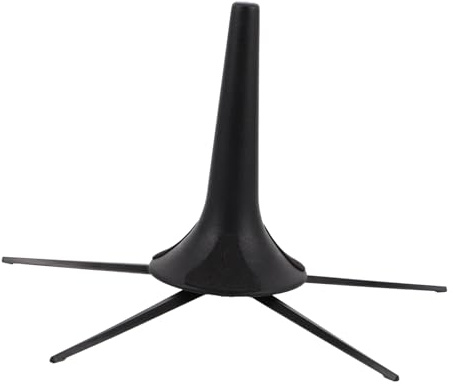 Hemobllo Soporte Pequeño Portátil Para Trompeta De Patas Estructura Metálica Plegable y Desmontable Estable Para Instrumentos De Viento Escenario