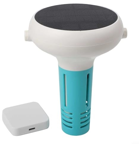 Probador de agua solar inalámbrico para piscina, medidor inteligente de salinidad ORP de pH con monitoreo de aplicaciones en tiempo real, IP67 resistente a la intemperie para piscinas