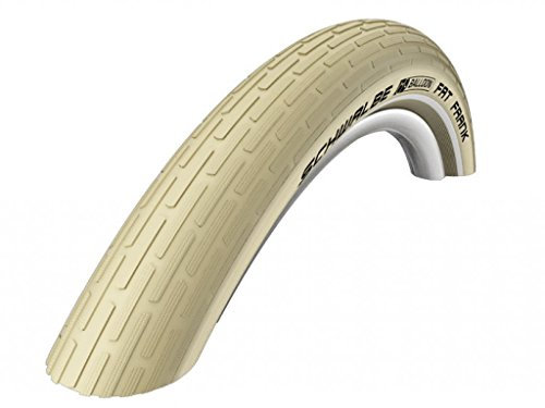 Schwalbe Fahrrad Reifen Fat Frank SBC // alle Größen + Farben, Ausführung:crème Reflex. Drahtreifen, Dimension:60-559 (26×2,35´´)
