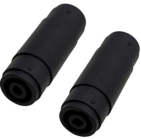 PNGKNYOCN Speakon NL4FC Audioanschluss 4-polig NL4FC Audio-Kabel auf Lautsprecherbuchse auf Lautsprecheranschluss, Verlängerungskabel für Audio-Adapter, Verstärker, Mischpult (2er-Pack)