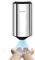 anydry Sèche-Mains électrique Compact Sèche-Mains Automatique à Grande Vitesse Acier Inoxydable Poli 1350W