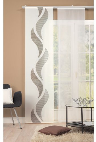 SCHMIDTGARD STOFFE Schiebevorhang Ila, Scherli 245x60 cm, Welle