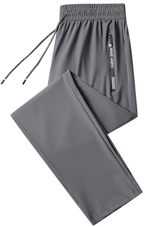 Pantalones de chándal de talla grande con cordón y bolsillos para el tiempo libre, pantalones de chándal cómodos y transpirables, pantalones de correr delgados, pantalones deportivos