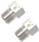 MUCKLILY 2pcs Anti-Backwater Check Valve Hose Soft Pipe Cleaners Adjustable Pump for Inflatable Drain Pump Bidet Non Return Check Valve Tap Pipe Check Valve Copper Silver