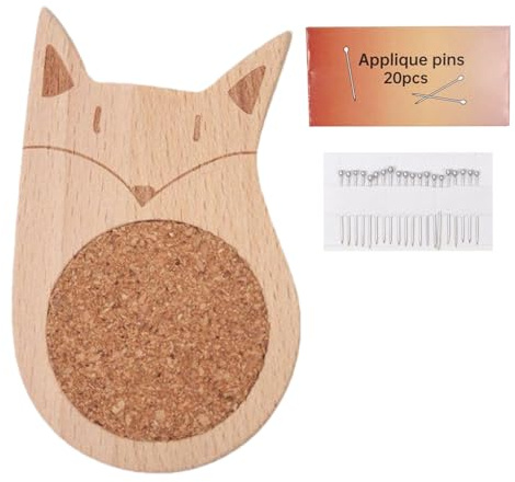 Almohadilla De Alfileres Para Costura Bonito Alfiletero de Agujas de Madera