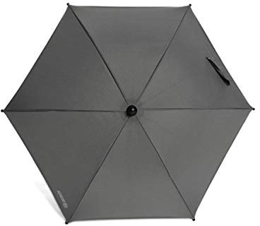 Mamas & Papas Universal Parasol, UPF 50+ Fabric, Easy Fit Clamp and Adjustable, Flexible Arm for Pram/Pushchair/Buggy, Grey Mist