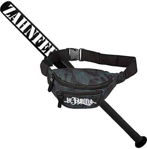 Spaß Kostet Sportset Baseballschläger schwarz mit Tasche für Baseball Zahnfee Aluminium 65 cm lang