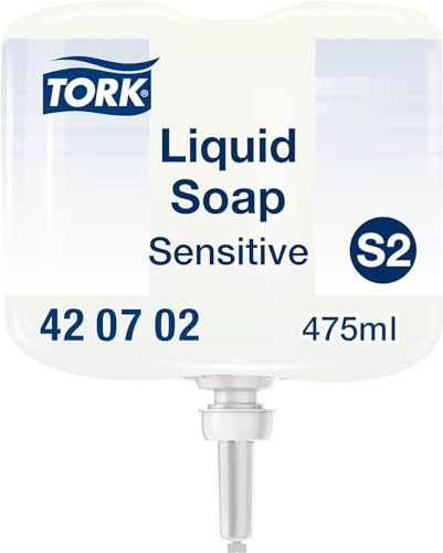 Tork mini Savon liquide Mains, 420702 | Peaux sensibles S2, testé dermatologiquement, 475 ml