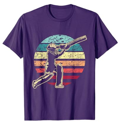 Retro Vintage Cricket Game - Cricketer Cricketing Batting T-Shirt