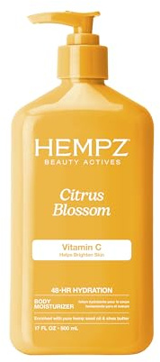 Hempz Body Lotion - Citrus Blossom Limited Edition Daily Moisturizing Cream with Vitamin C, Shea Butter, Aloe, Orange Extract, Hemp Seed Oil Body Moisturizer -17 Fl Oz